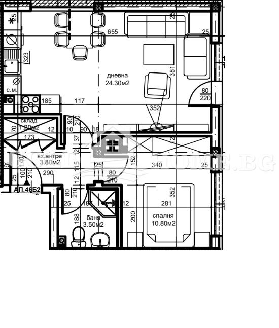 Продава 2-СТАЕН, гр. Пловдив, Остромила, снимка 5 - Aпартаменти - 49285529