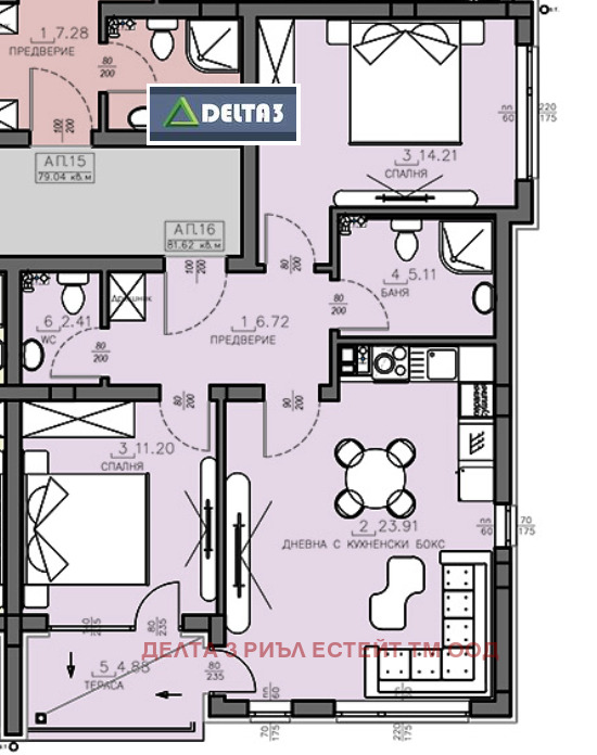 For Sale  2 bedroom Sofia , Malinova dolina , 105 sq.m | 98892806 - image [3]