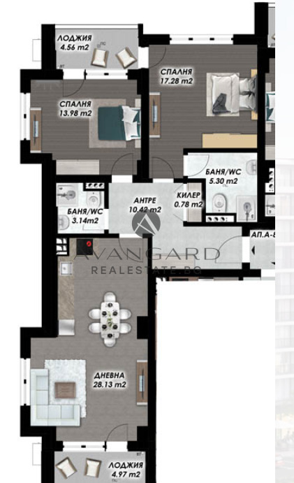 Продава 3-СТАЕН, гр. Пловдив, Кършияка, снимка 3 - Апартаменти - 52482148