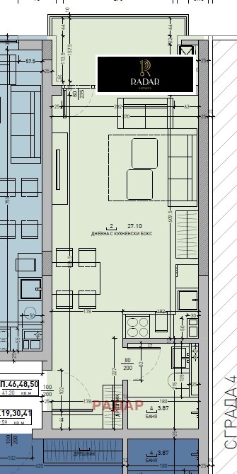 À vendre  Studio Sofia , Malinova dolina , 50 m² | 34580561
