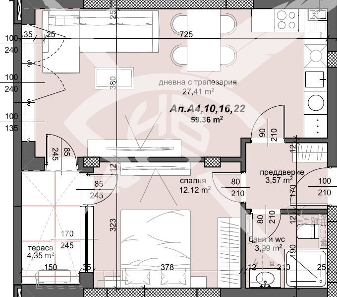 Продава 2-СТАЕН, гр. Пловдив, Тракия, снимка 1 - Aпартаменти - 47502116