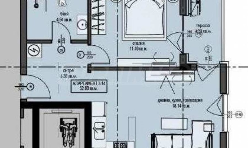 Продава 2-СТАЕН, гр. Велинград, област Пазарджик, снимка 2 - Апартаменти - 53350304