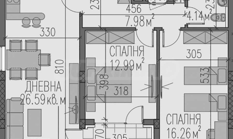 Продава 3-СТАЕН, гр. Пловдив, Каменица 2, снимка 6 - Aпартаменти - 49172828