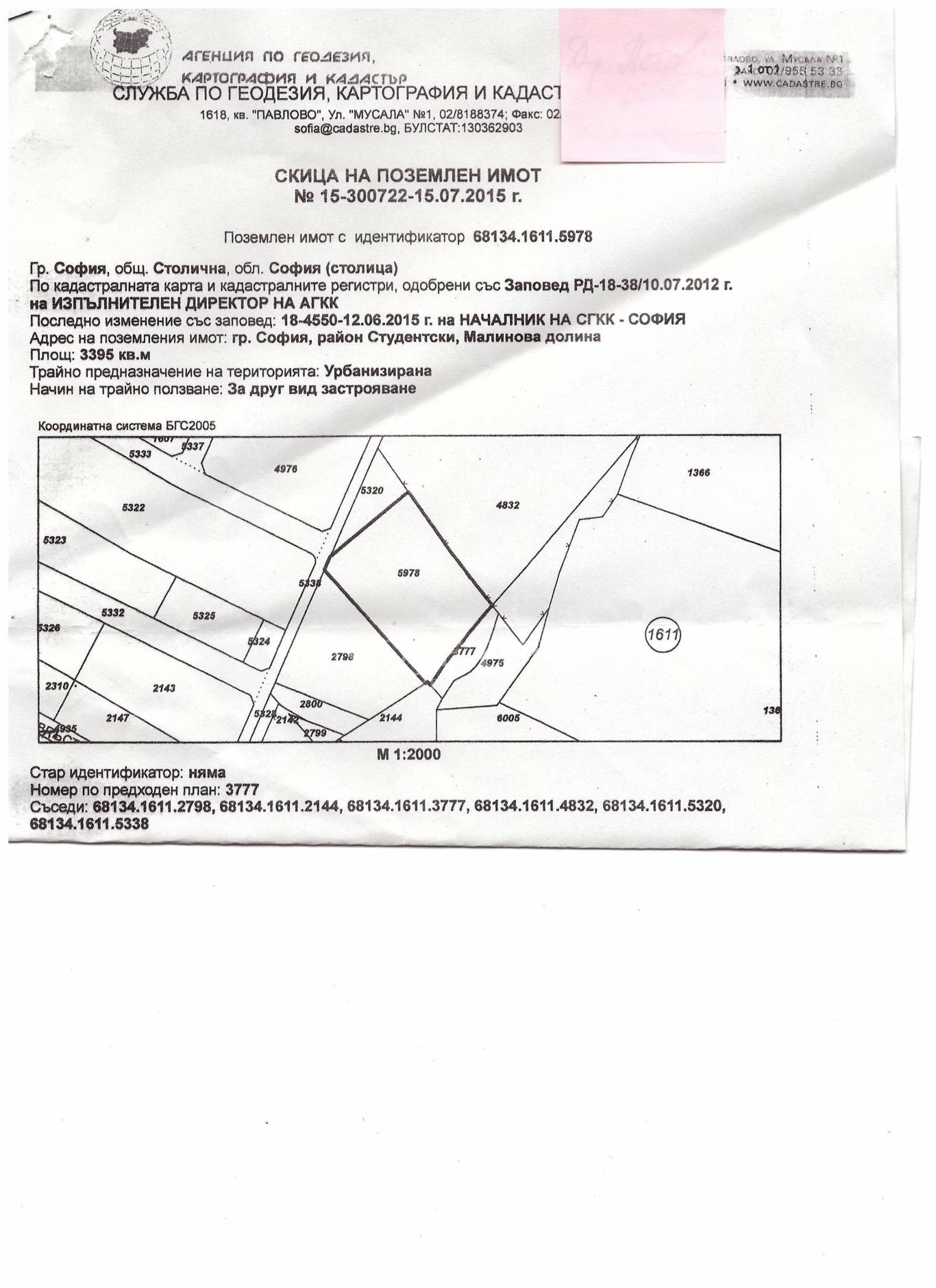 Продава ПАРЦЕЛ, гр. София, Малинова долина, снимка 2 - Парцели - 46462126