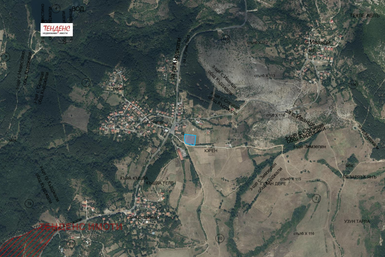 Продава ПАРЦЕЛ, с. Солище, област Кърджали, снимка 2 - Парцели - 49093854