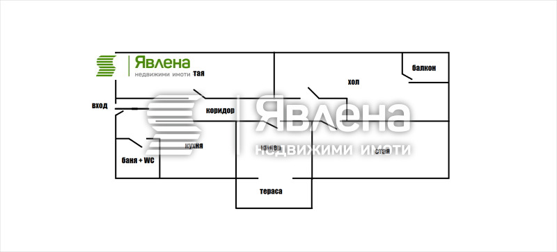 Продава 4-СТАЕН, гр. София, Център, снимка 1 - Aпартаменти - 49566403