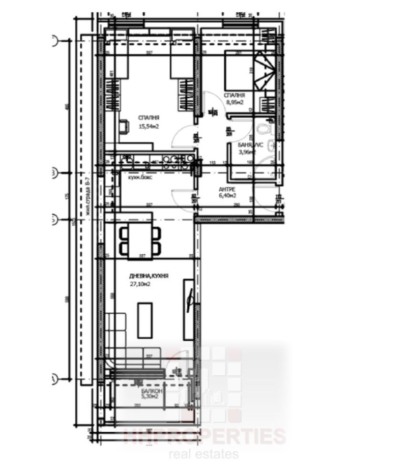 Продава 3-СТАЕН, гр. Пловдив, Тракия, снимка 2 - Aпартаменти - 48769646