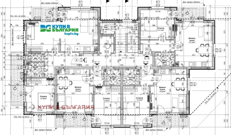 Eladó  2 hálószobás Varna , Kajsieva gradina , 102 négyzetméter | 87705446 - kép [8]