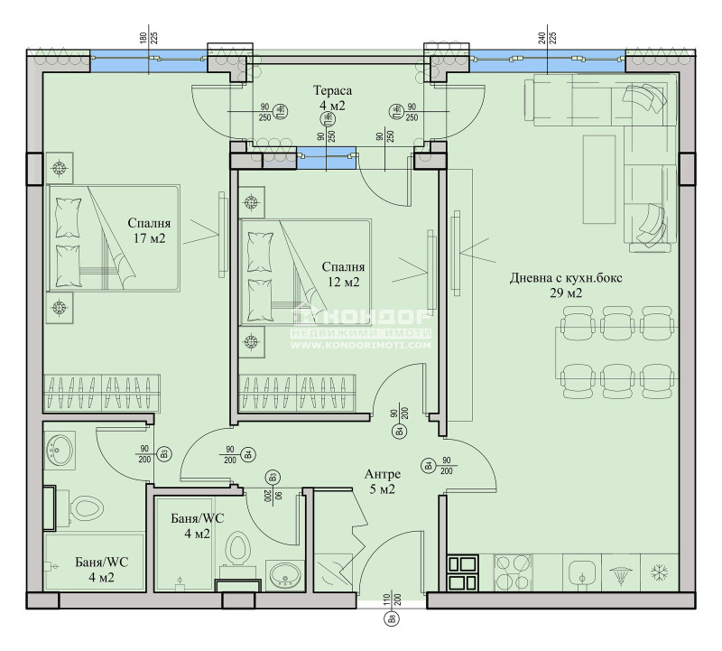 Продава 3-СТАЕН, гр. Пловдив, Кършияка, снимка 3 - Апартаменти - 52231822
