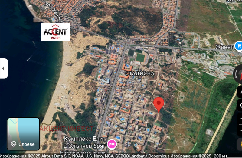 Продава ПАРЦЕЛ, к.к. Слънчев бряг, област Бургас