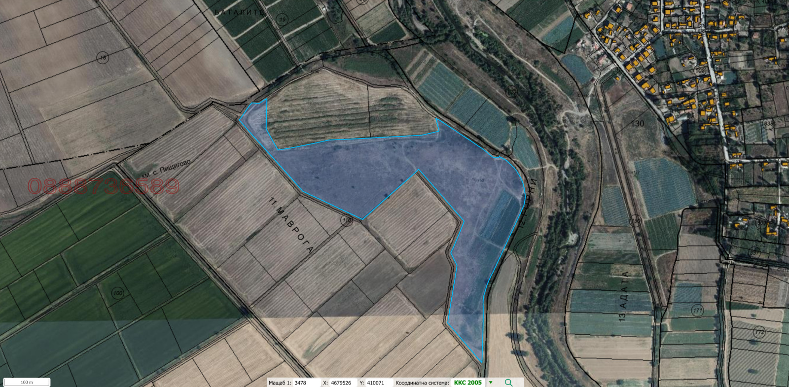 Продава ЗЕМЕДЕЛСКА ЗЕМЯ, с. Пищигово, област Пазарджик