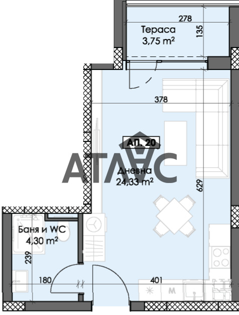Til salg  Studie Plovdiv , Trakiya , 46 kvm | 54517264