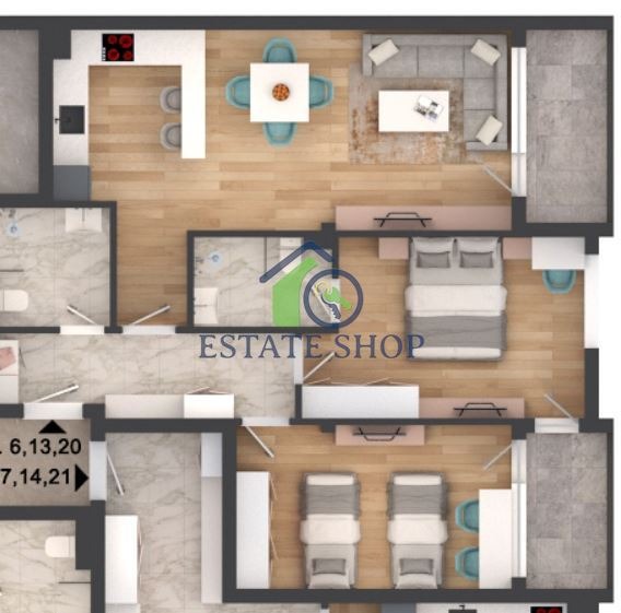 Продава 3-СТАЕН, гр. Пловдив, Кършияка, снимка 17 - Апартаменти - 56281078