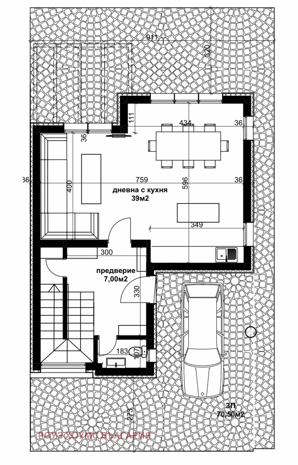 Продава КЪЩА, с. Марково, област Пловдив, снимка 2 - Къщи - 53768315