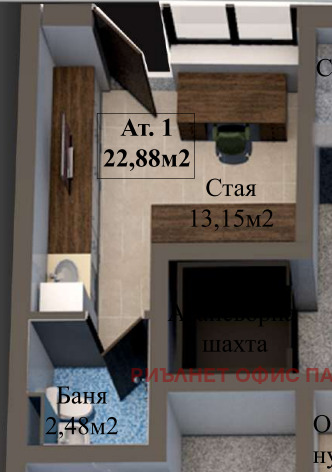 Продава 1-СТАЕН, гр. София, Оборище, снимка 2 - Апартаменти - 53616580