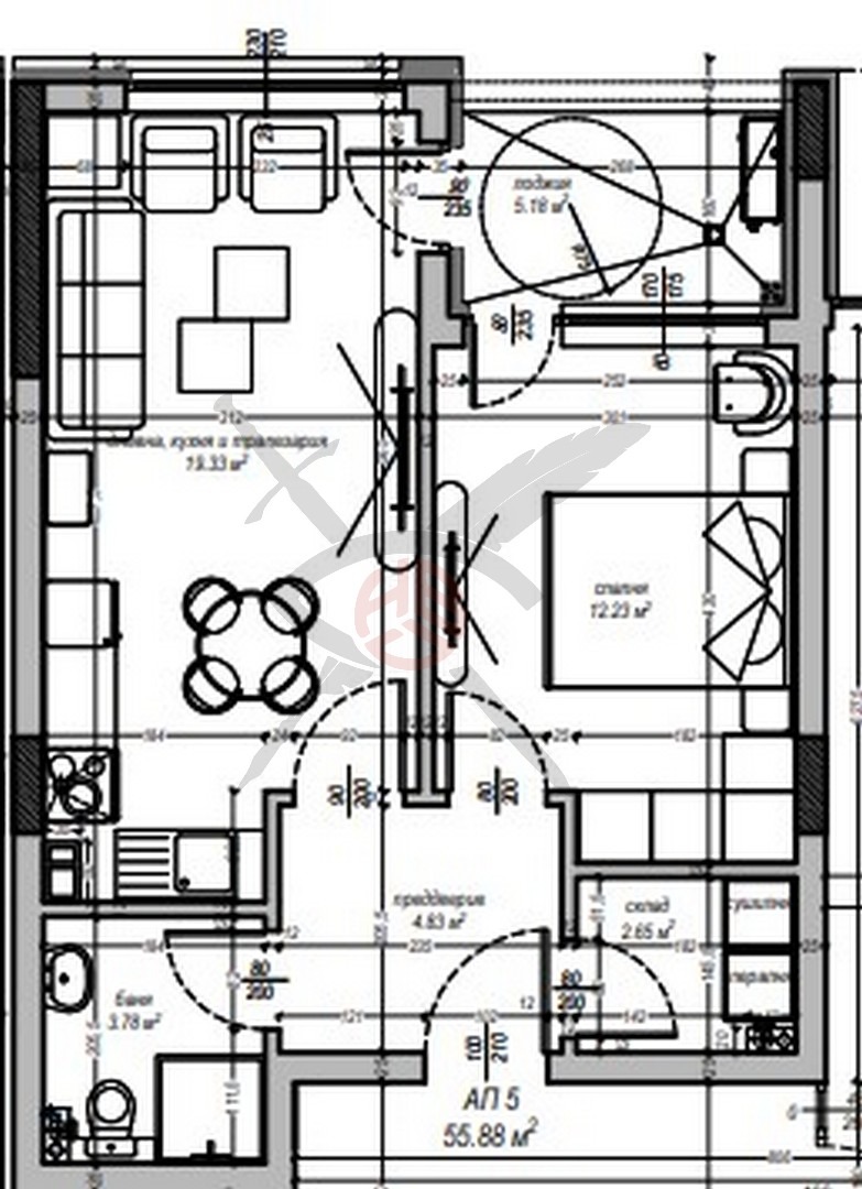 En venta  1 dormitorio Sofia , Studentski grad , 67 metros cuadrados | 21465074 - imagen [6]