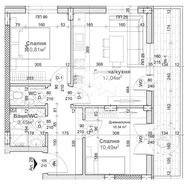 Продава 3-СТАЕН, гр. Варна, м-т Сотира, снимка 1 - Aпартаменти - 47311248