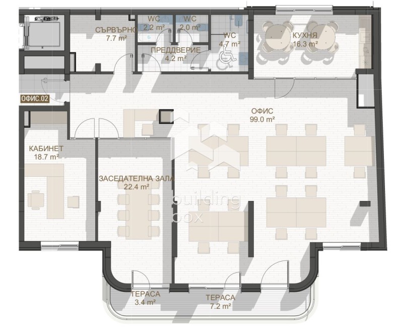 Eladó  Hivatal Plovdiv , Centar , 255 négyzetméter | 81561736 - kép [2]