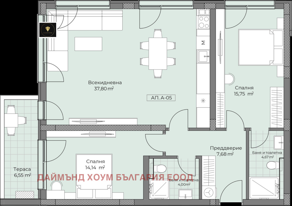 Продава 3-СТАЕН, гр. Пловдив, Остромила, снимка 2 - Апартаменти - 50313768