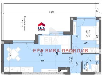 Продаја  1 спаваћа соба Пловдив , Каршијака , 99 м2 | 55600721