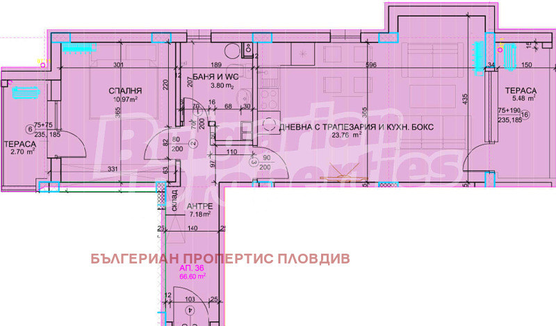 Продава 2-СТАЕН, гр. Пловдив, Христо Смирненски, снимка 4 - Aпартаменти - 47505622