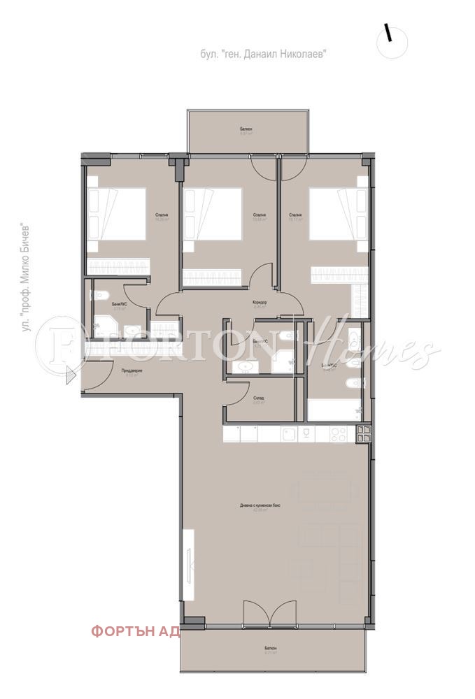 Продава 4-СТАЕН, гр. София, Оборище, снимка 2 - Апартаменти - 55725215