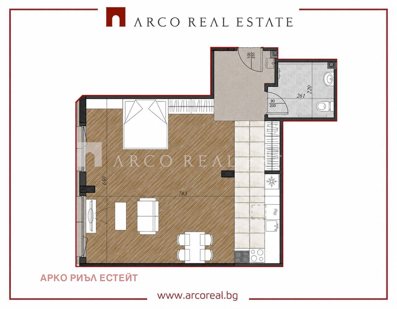 Продава 1-СТАЕН, гр. София, Кръстова вада, снимка 2 - Апартаменти - 54911923