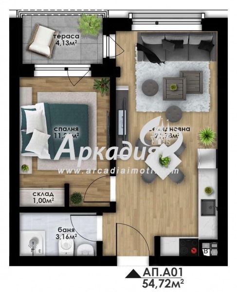 Продава  2-стаен град Пловдив , Въстанически , 64 кв.м | 87063502