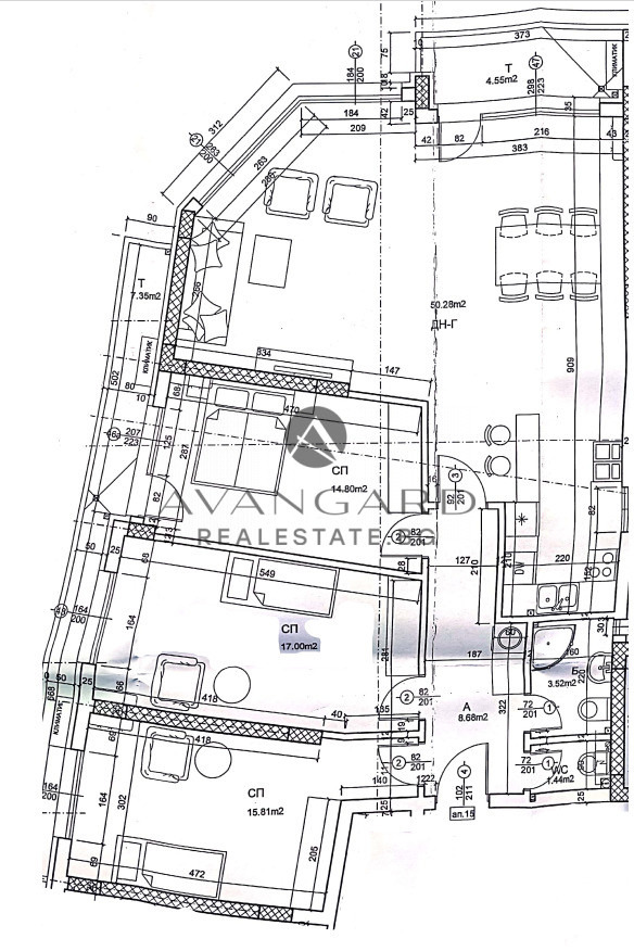 De vânzare  3 dormitoare Plovdiv , Țentâr , 164 mp | 39907914 - imagine [5]