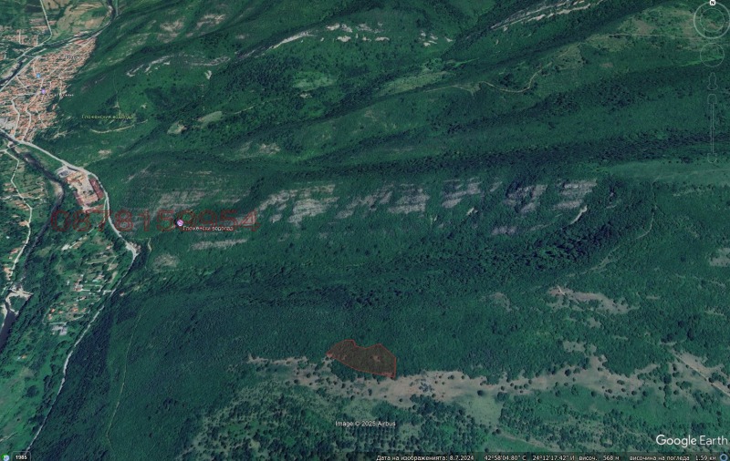 Продава ЗЕМЕДЕЛСКА ЗЕМЯ, с. Гложене, област Ловеч, снимка 3 - Земеделска земя - 52783695