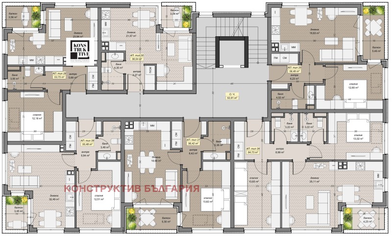 Продава 2-СТАЕН, гр. София, Левски Г, снимка 5 - Апартаменти - 52413117