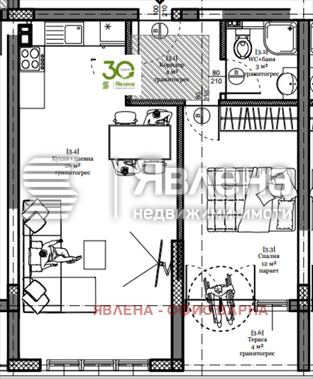 Продава 2-СТАЕН, гр. Варна, Аспарухово, снимка 3 - Апартаменти - 53049853