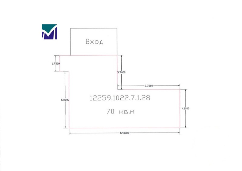 Te koop  1 slaapkamer Vratsa , Tsentar , 70 m² | 23501176 - afbeelding [2]