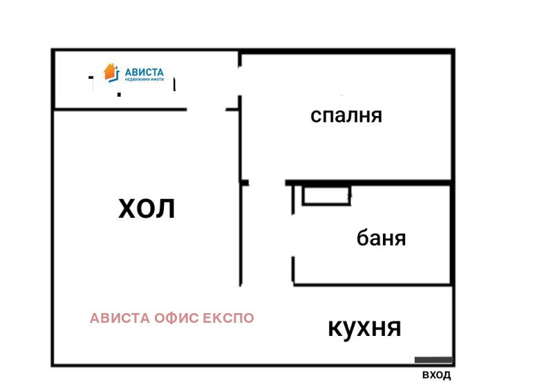 Till salu  1 sovrum Sofia , Knjajevo , 47 kvm | 68364043