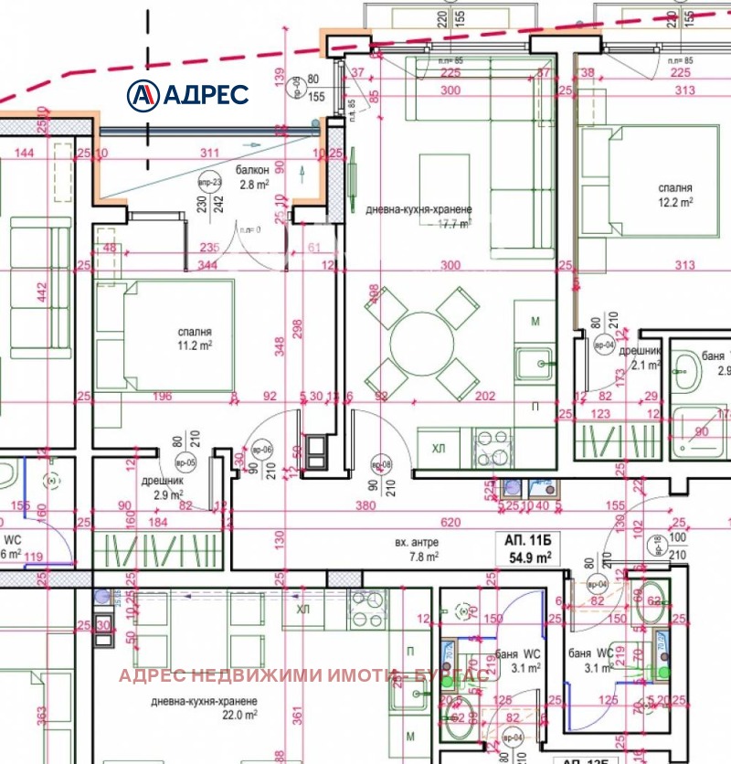 Продава 2-СТАЕН, гр. Бургас, област Бургас, снимка 4 - Апартаменти - 53507143