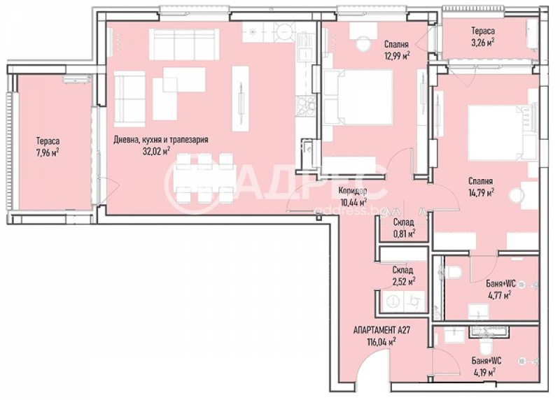 Satılık  2 yatak odası Sofia , Mladost 4 , 143 metrekare | 33650871 - görüntü [4]