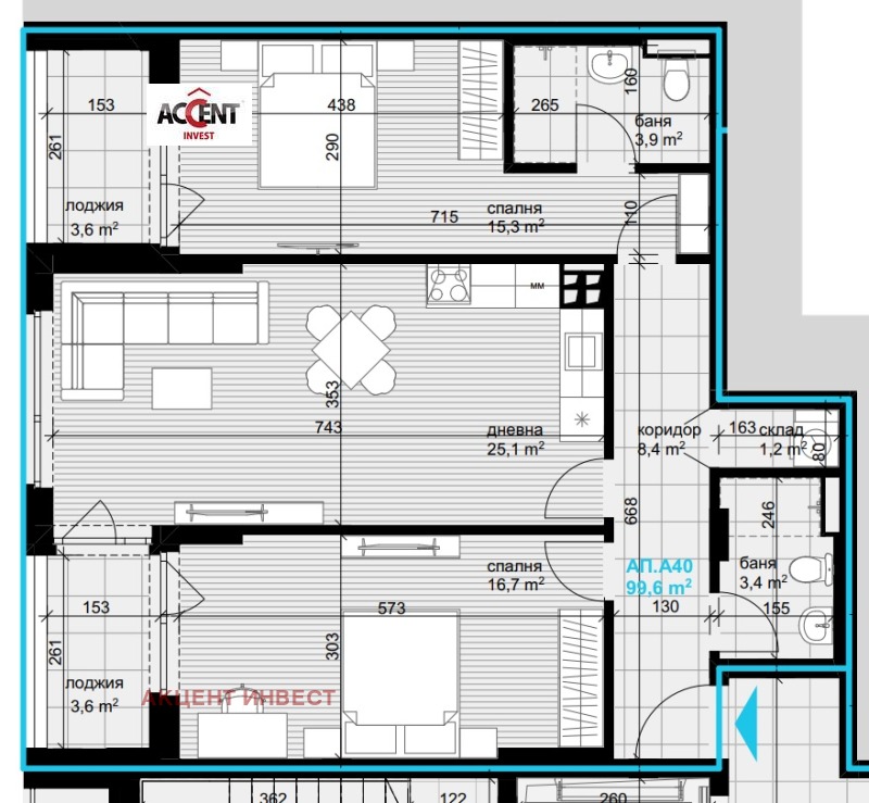 Продава 3-СТАЕН, гр. Варна, Аспарухово, снимка 14 - Апартаменти - 53106959