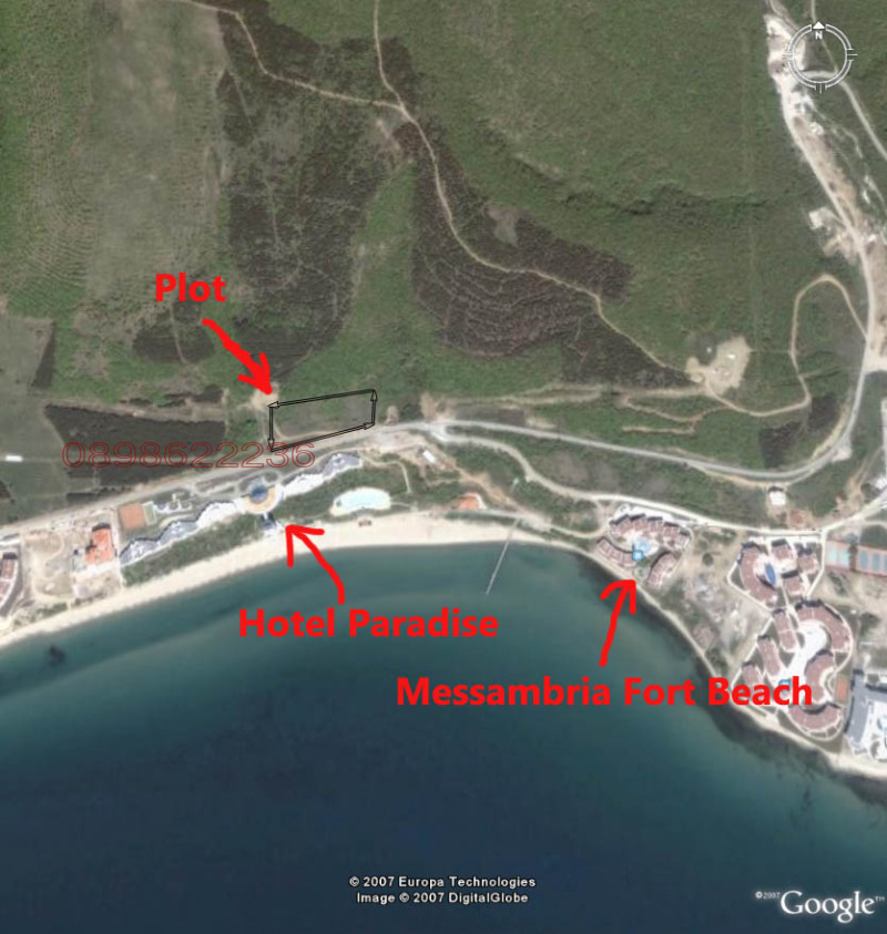 Продава ПАРЦЕЛ, гр. Свети Влас, област Бургас, снимка 2 - Парцели - 52785244