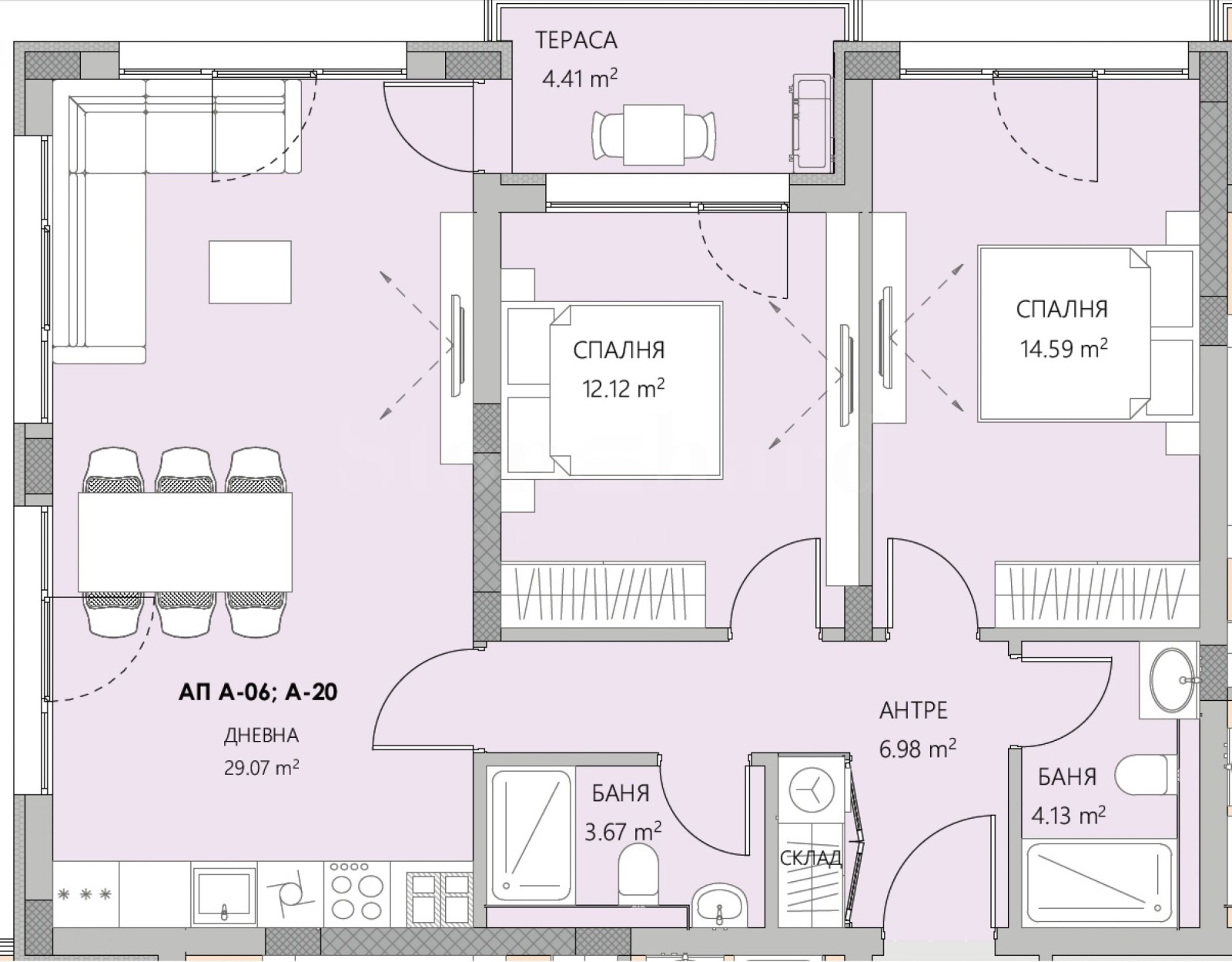 Продава 3-СТАЕН, гр. Пловдив, Остромила, снимка 8 - Апартаменти - 54697247