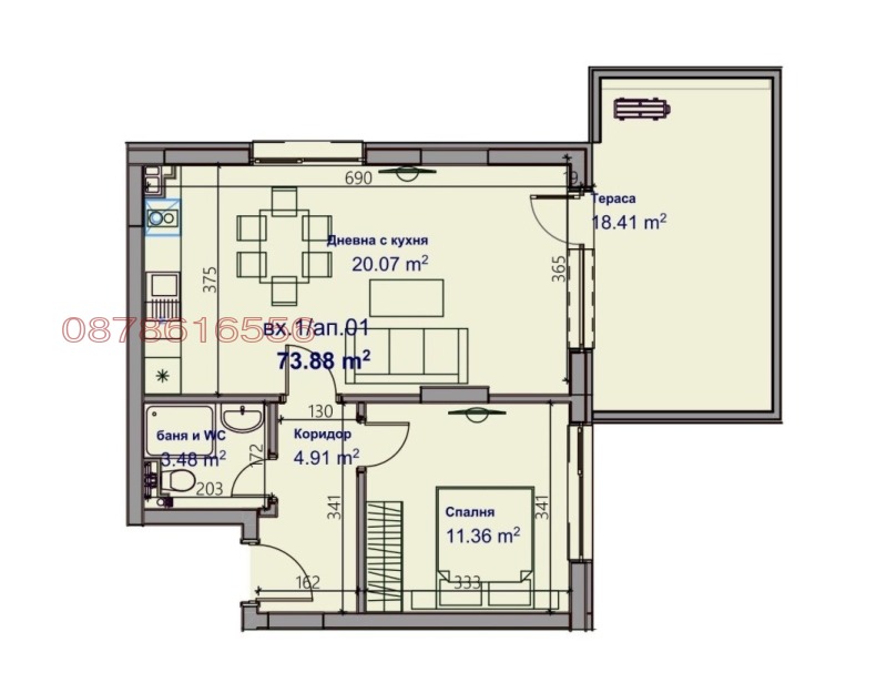Продава 2-СТАЕН, гр. Варна, Младост 1, снимка 2 - Апартаменти - 53392607