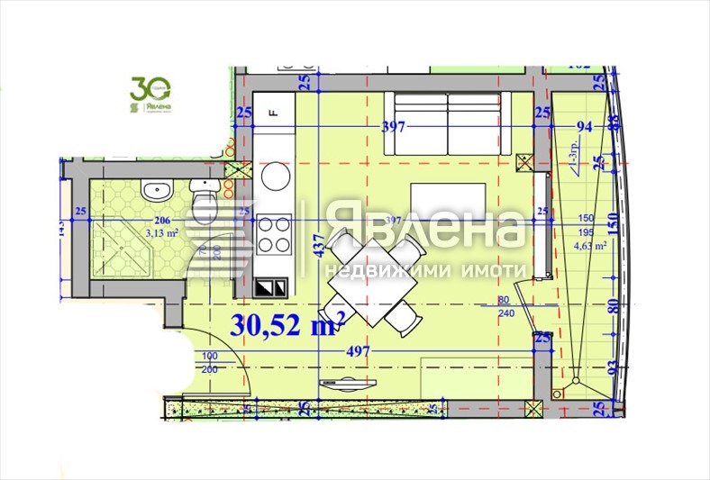 Продава 1-СТАЕН, с. Кранево, област Добрич, снимка 2 - Aпартаменти - 48723801