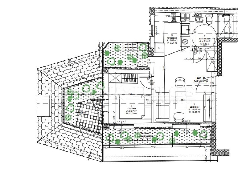 Te koop  1 slaapkamer Plovdiv , Kamenitsa 1 , 80 m² | 22474993 - afbeelding [3]