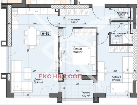 Продава  3-стаен, град Пловдив, Кършияка •  123 201 EUR • ID 94178114 — holmes.bg - [1] 