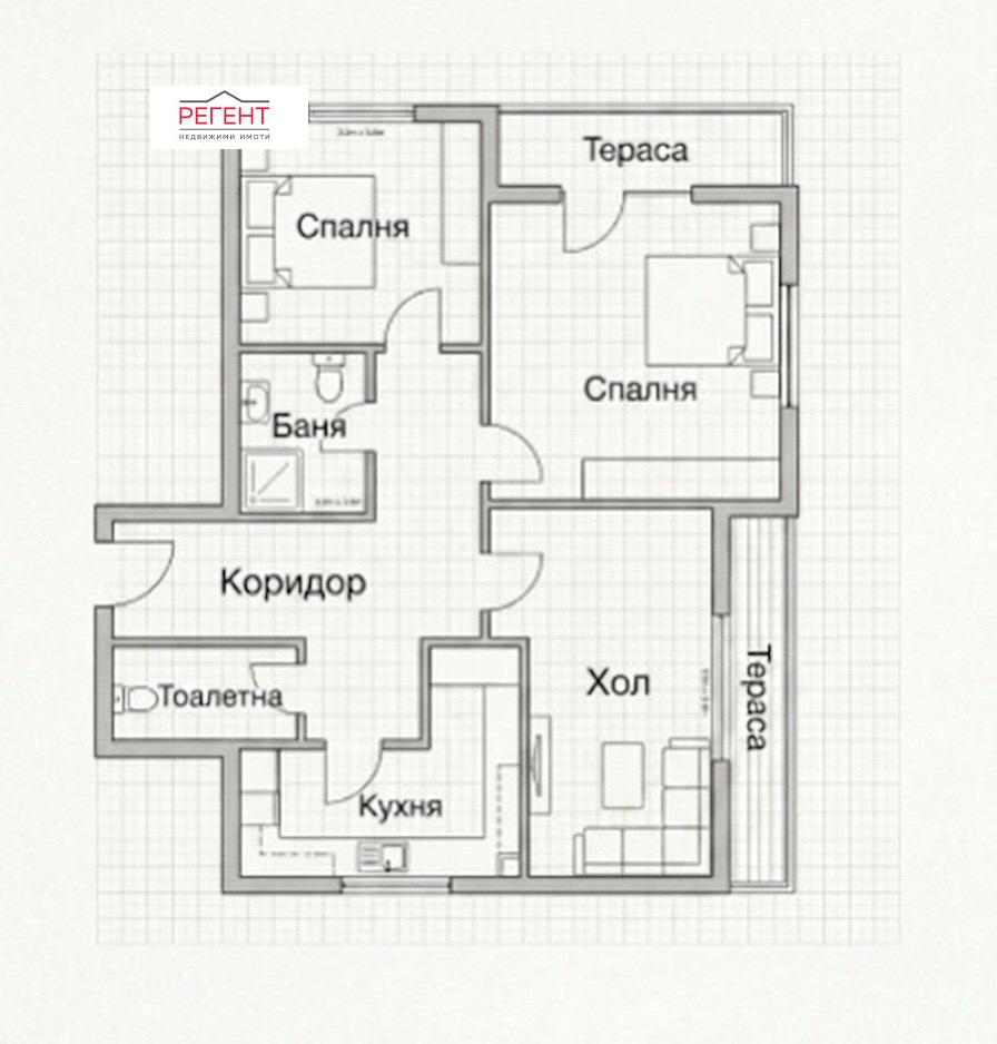 Продава 3-СТАЕН, гр. Габрово, Център, снимка 7 - Апартаменти - 54790341