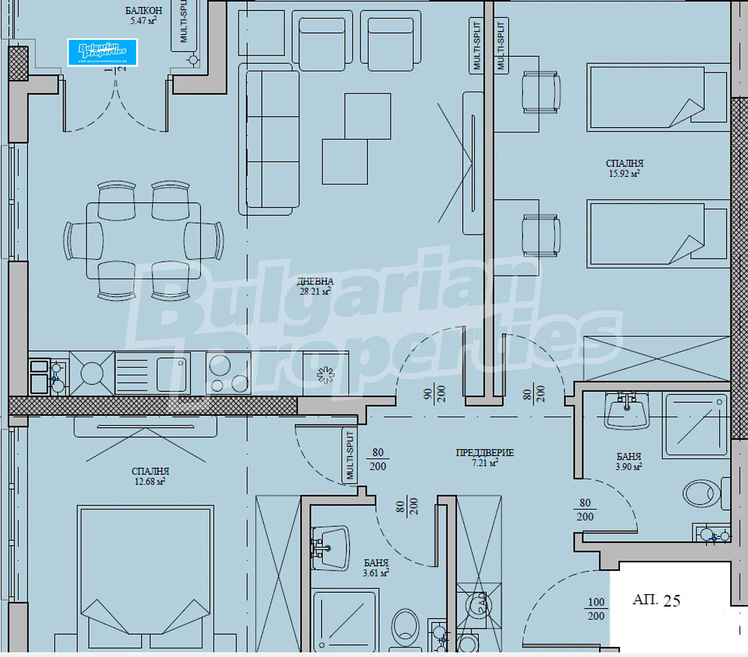 Продава 3-СТАЕН, гр. София, Малинова долина, снимка 5 - Апартаменти - 54925053