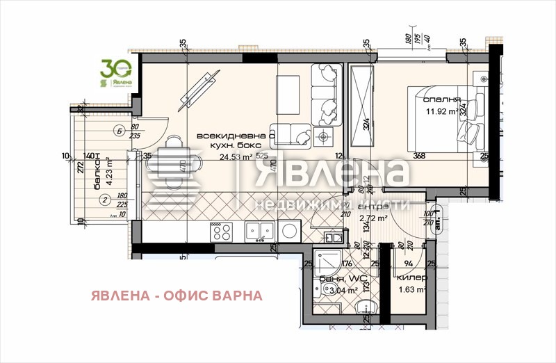 Продава 2-СТАЕН, гр. Варна, Младост 2, снимка 2 - Aпартаменти - 49578872