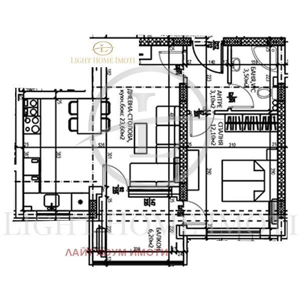 Продаја  1 спаваћа соба Пловдив , Тракија , 72 м2 | 41301667 - слика [2]