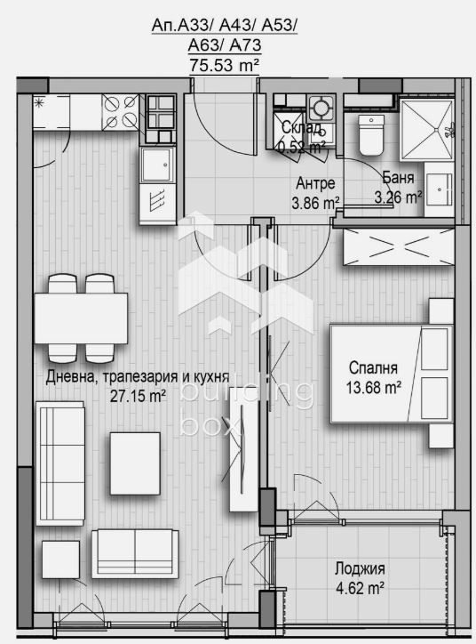 Продава 2-СТАЕН, гр. София, Витоша, снимка 3 - Апартаменти - 54064385