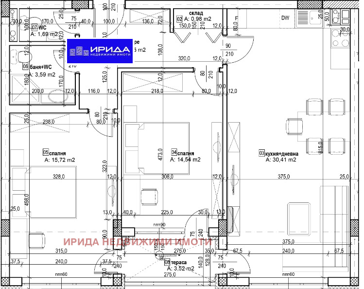 Продава 3-СТАЕН, гр. София, Дървеница, снимка 4 - Aпартаменти - 48721258