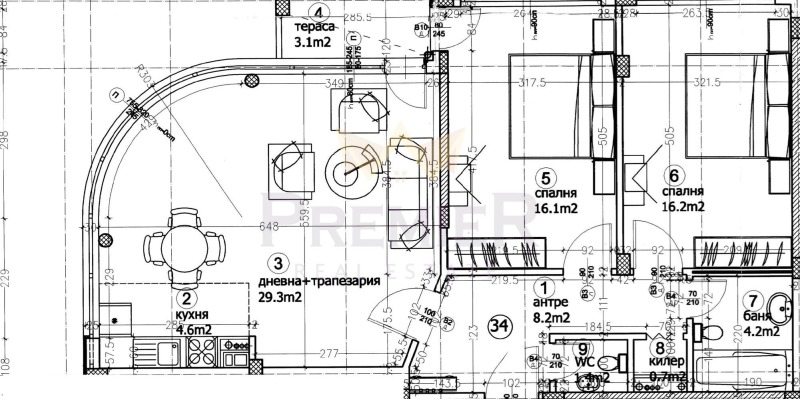 En venta  2 dormitorios Sofia , Krastova vada , 116 metros cuadrados | 62942119 - imagen [2]